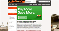 Desktop Screenshot of barbequepartsdepot.com